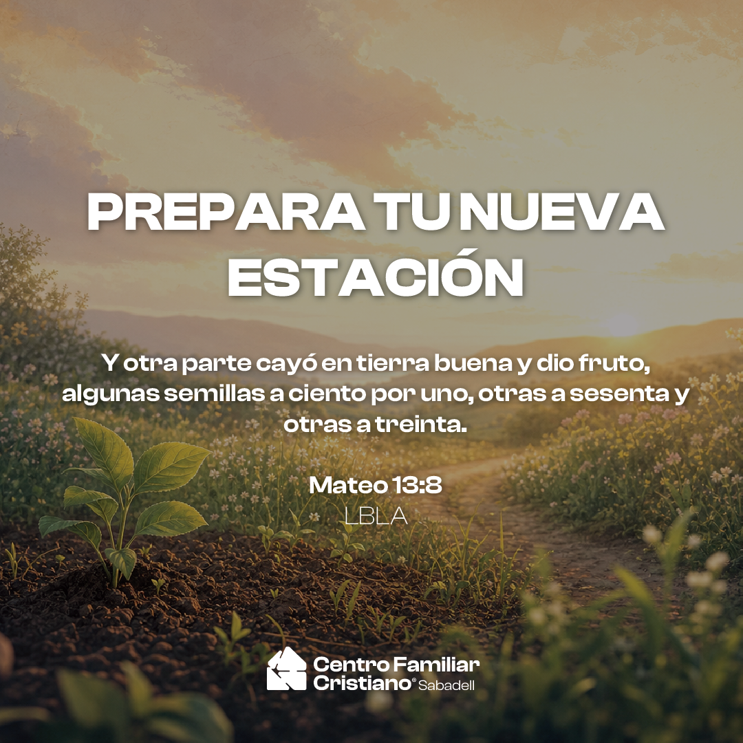 PREPARA TU NUEVA ESTACIÓN